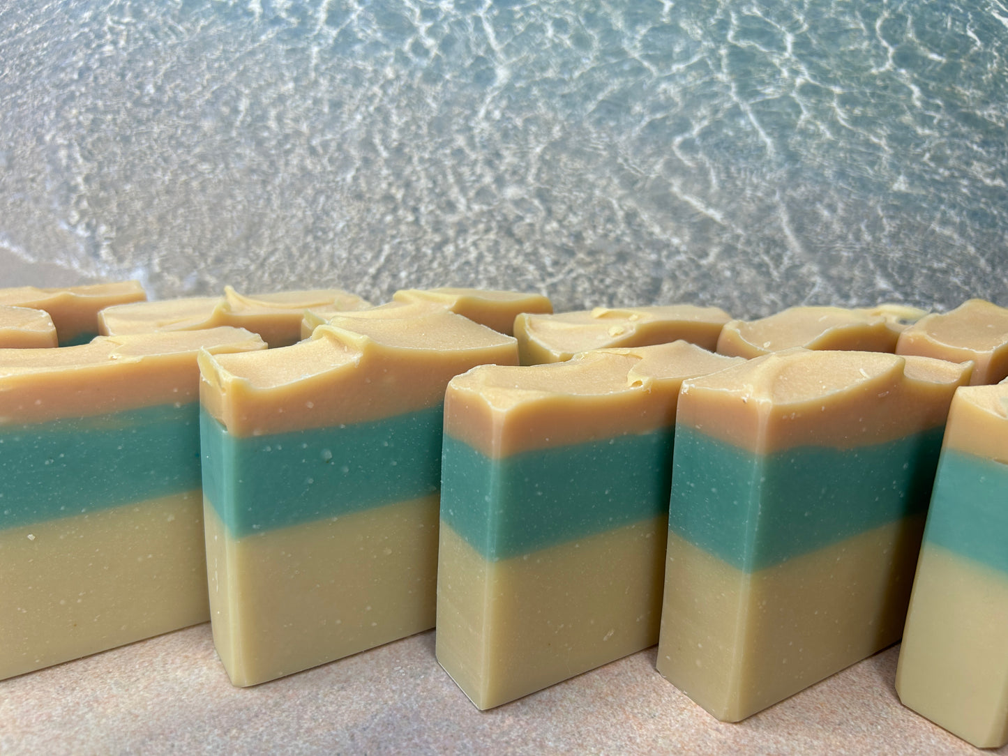 Sandy Shores Body Soap 5oz- Citrus, Earthy, Musky -Grit: Fine
