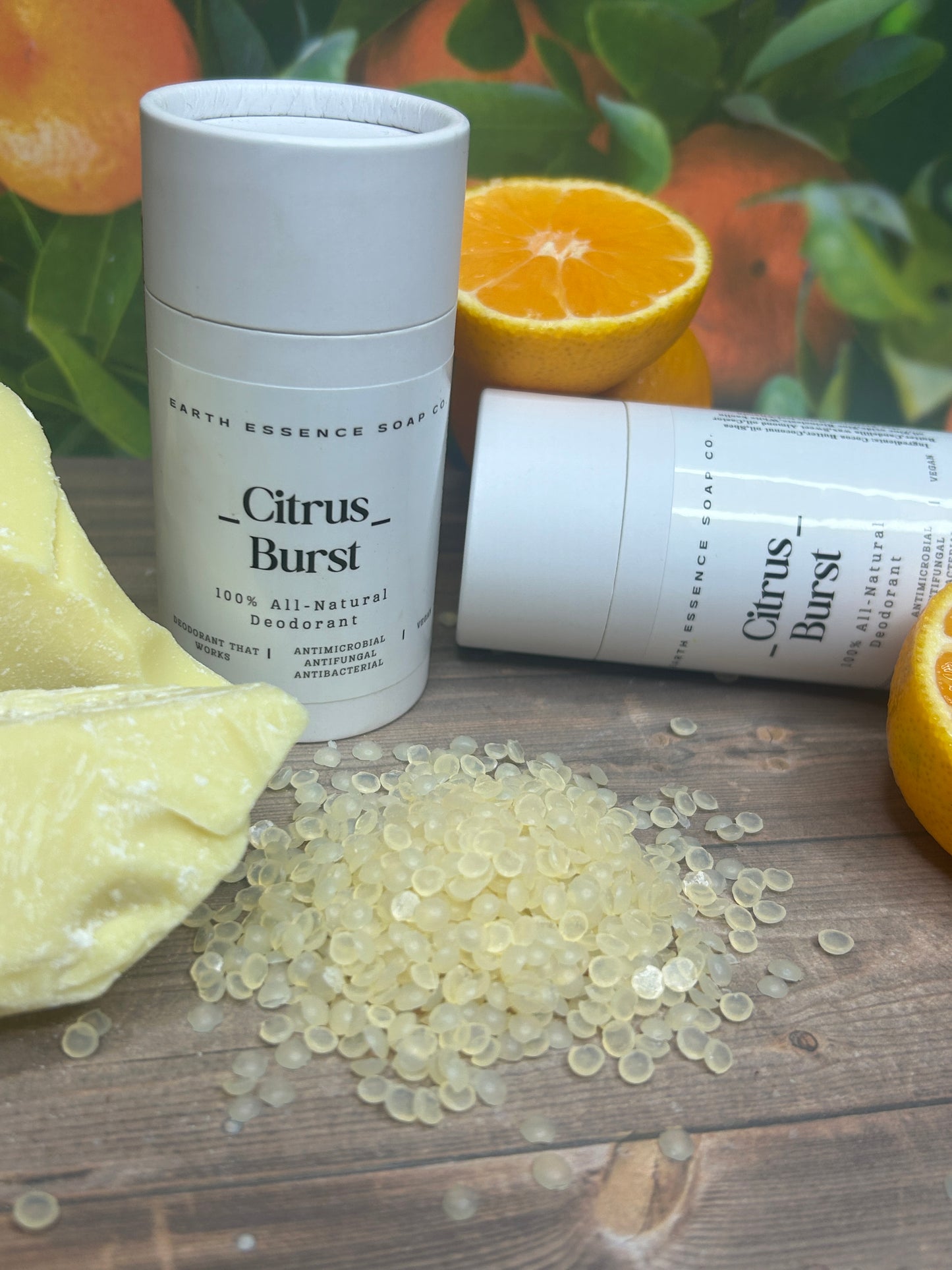 Natural Solid Deodorant, That Works! 3 oz Push Top- Nettle Leaf Infused-Won't Stain-"Sensitive Skin Approved"