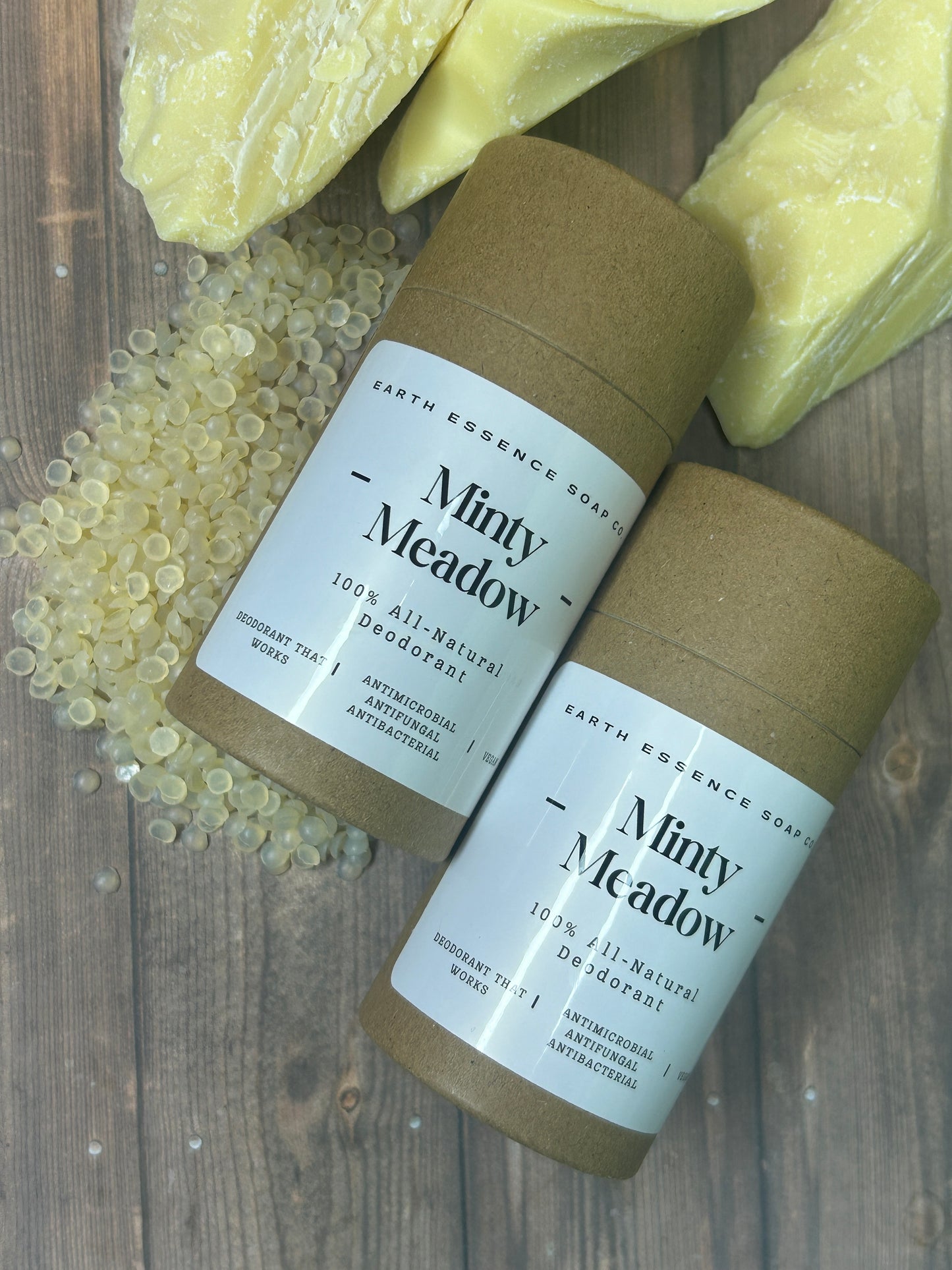 Natural Solid Deodorant, That Works! 3 oz Push Top- Nettle Leaf Infused-Won't Stain-"Sensitive Skin Approved"