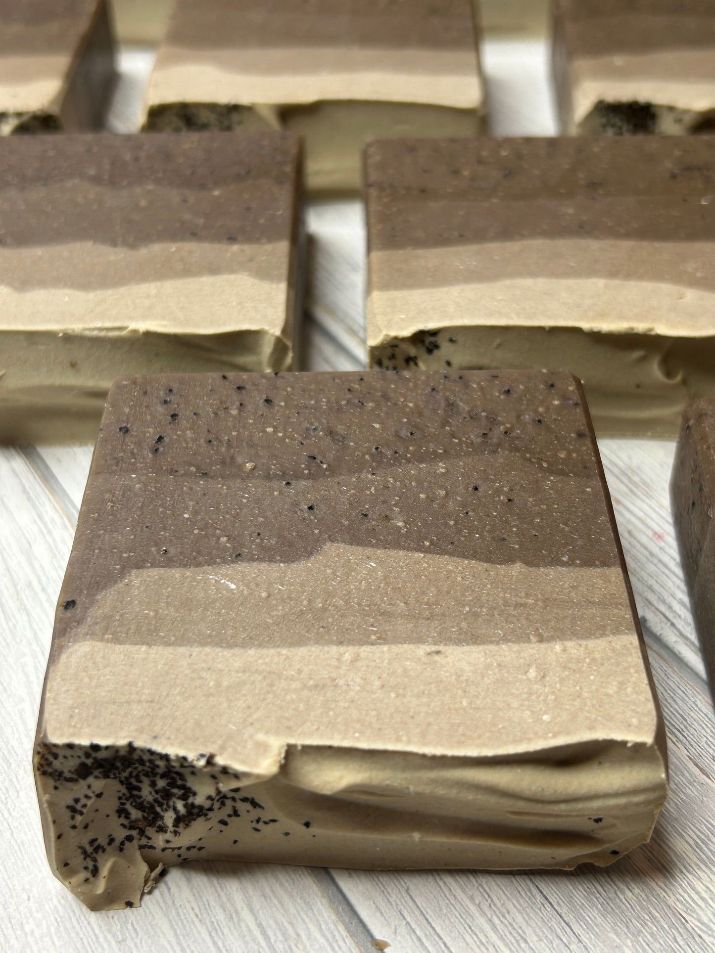Cocoa Latte Body Scrub Soap 5oz, Coffee-Chocolatey, Grit: Course