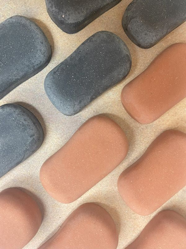 Pumice Salt Foot Scrub – Coarse Exfoliating Bar with Himalayan Salt & Clay