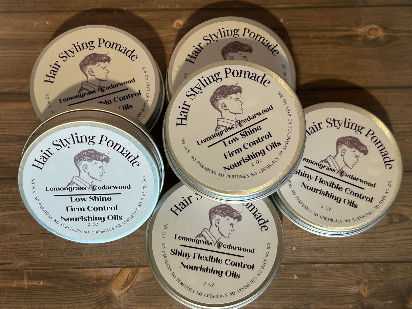 Nourishing Styling Hair Pomades, Men/Women, Short & Long Hair