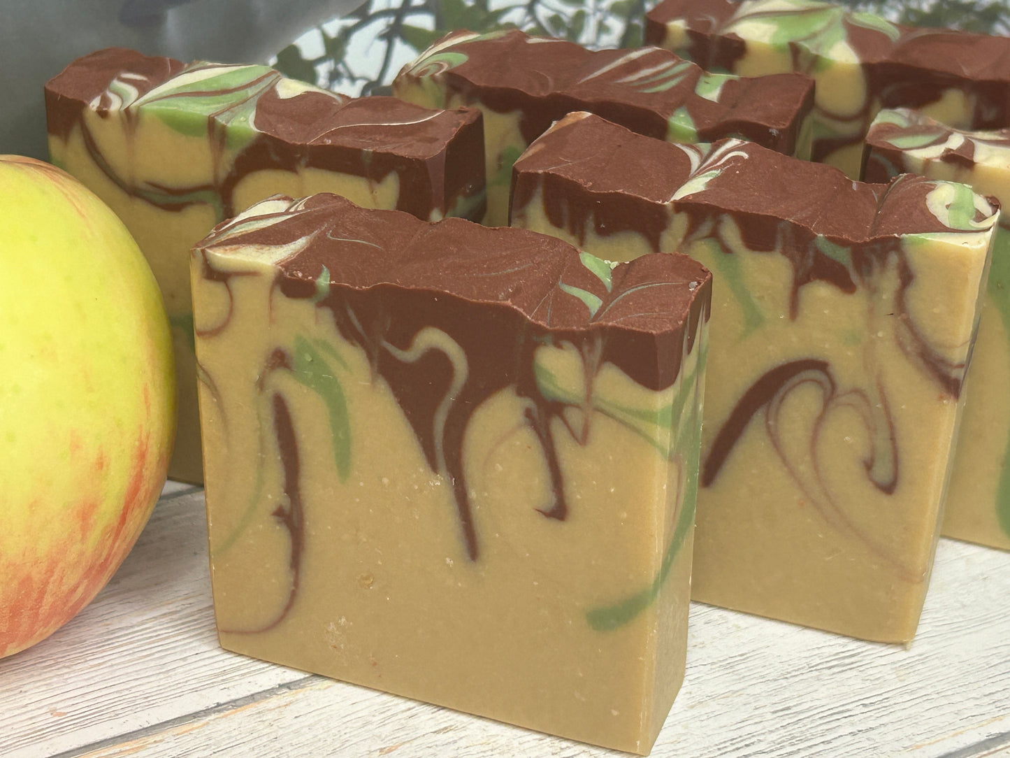 Fresh Apple Cider Body Soap 5oz, Sweet Citrus Spice, Grit: Fine