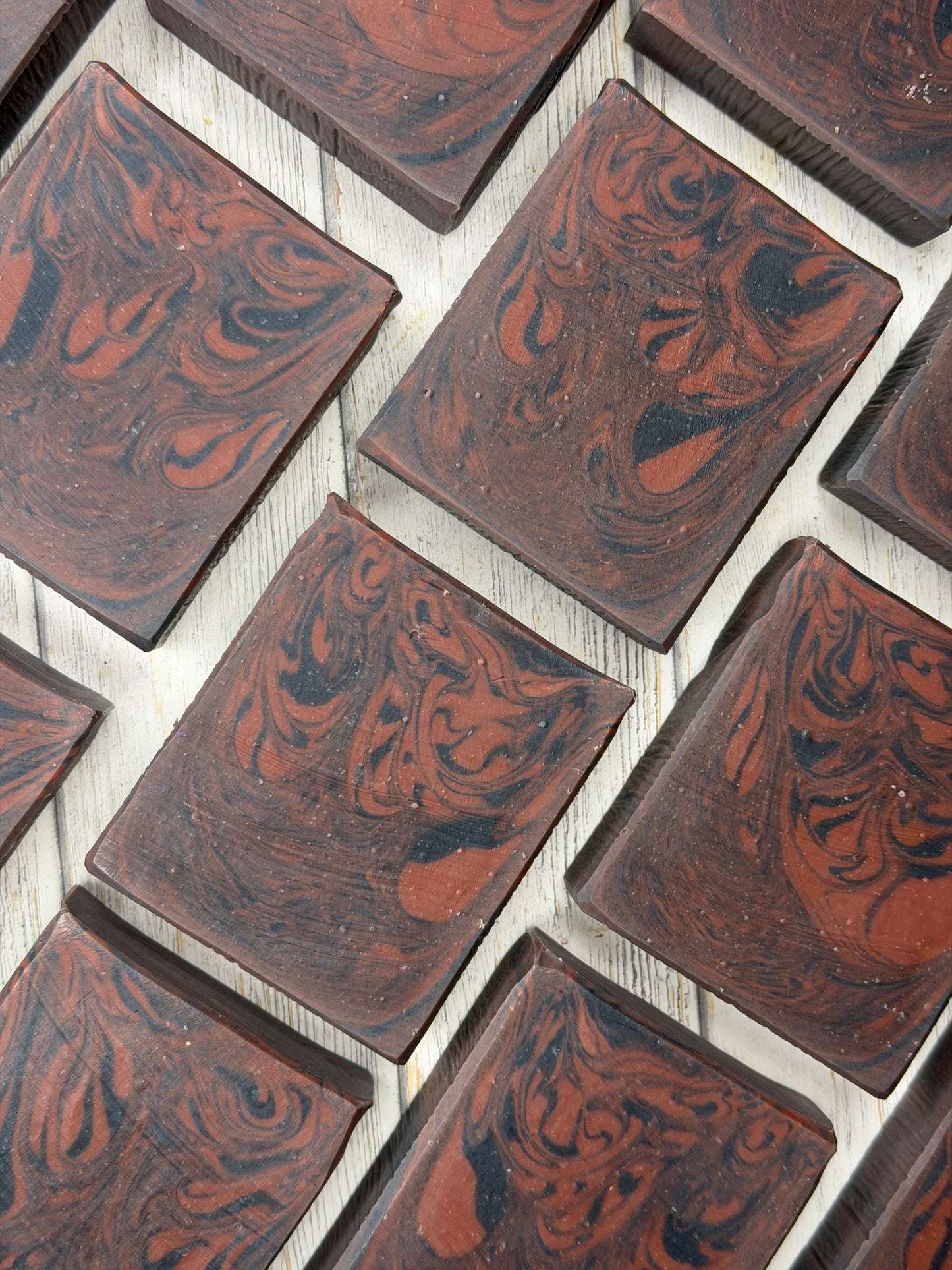 Bourbon Cypress F/O Goat Body Soap 5oz, Smoked Earth, Grit: Fine
