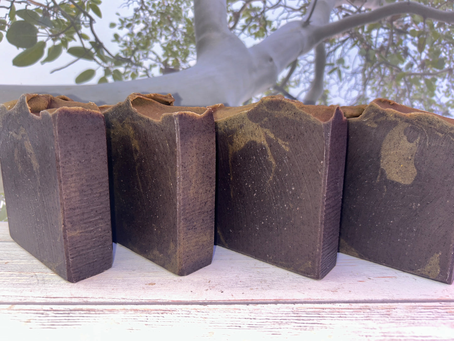 Sacred Suds Body Soap 5 oz, Earthy & Musky, Grit: Medium (Sandalwood Fragrance Oil & EO Blend)