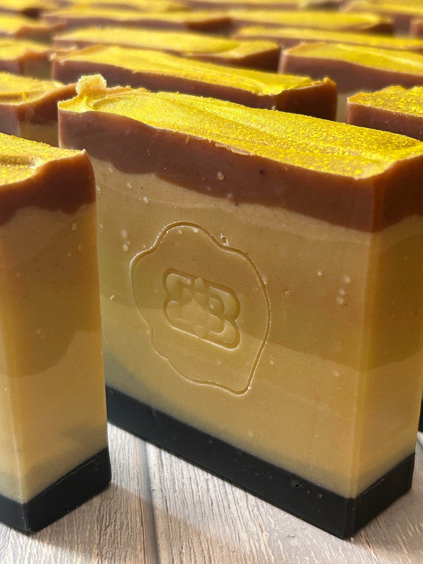 Citrus Sunrise Body Soap 5oz- Citrus Hint of floral, Grit: Fine