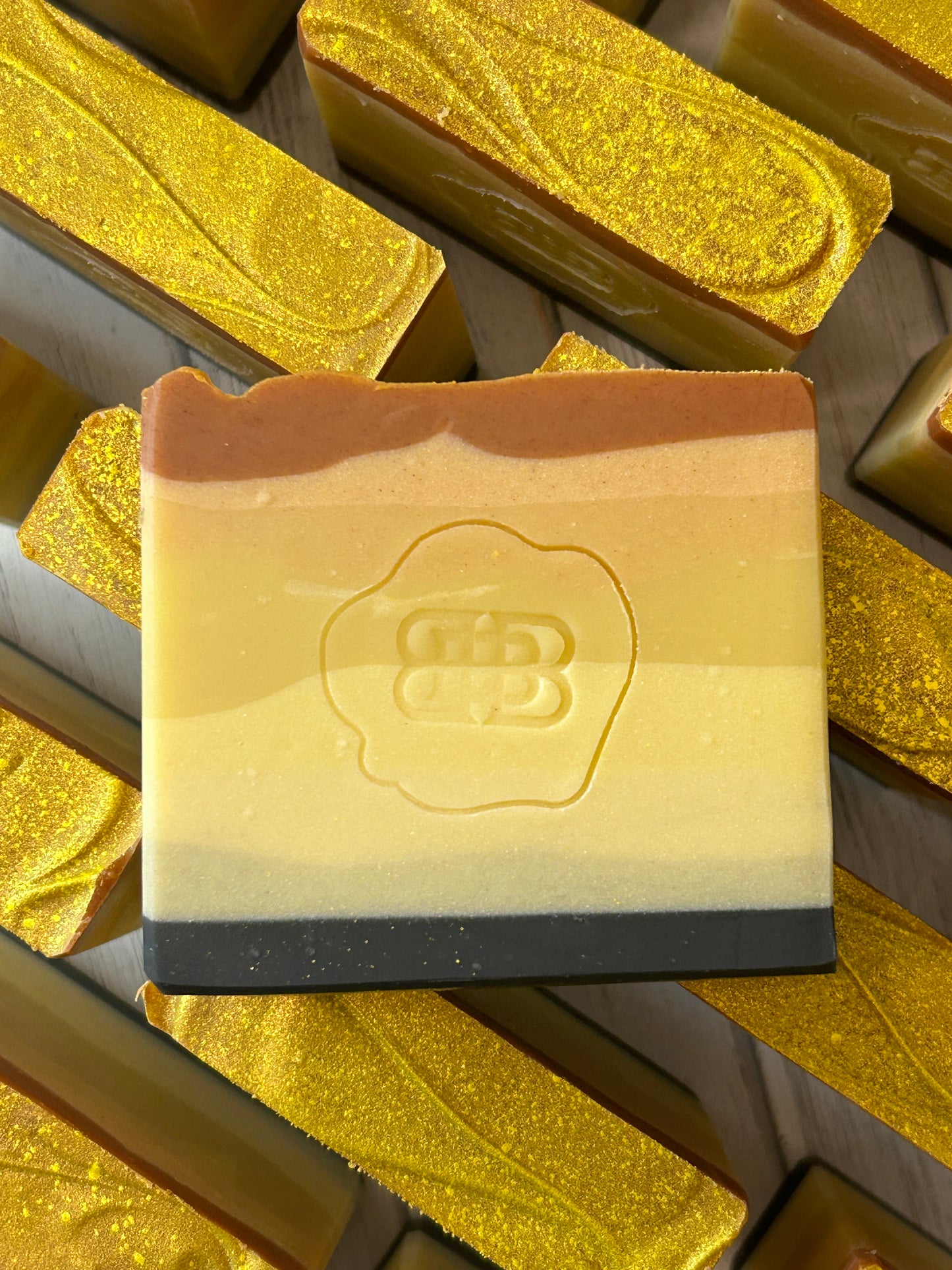 Citrus Sunrise Body Soap 5oz- Citrus Hint of floral, Grit: Fine