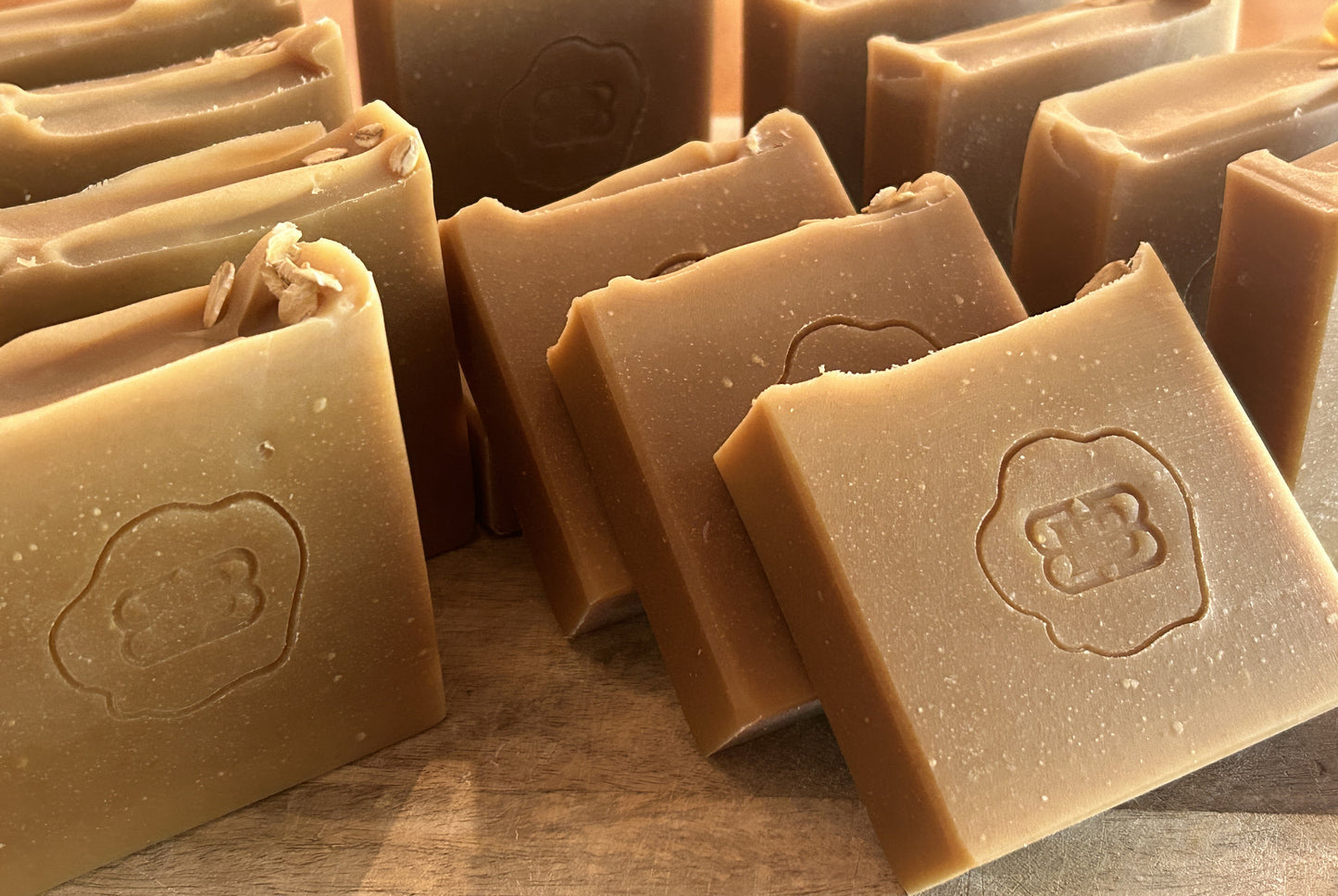 Honey N' Oats Body Soap 5oz, Sweet-Spicy-Vanilla, Grit: Fine