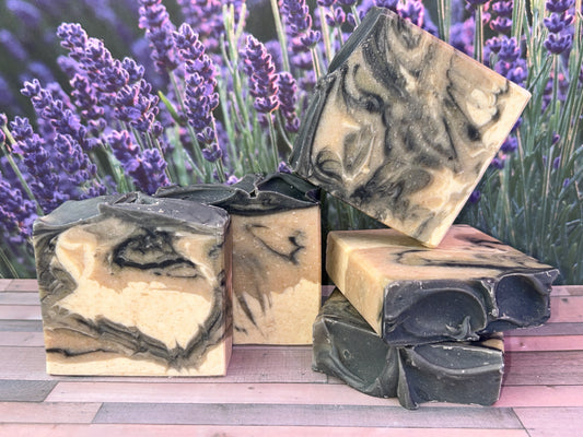 Stormy Shores Goat Soap, Herbaceous Touch of Floral, Grit~Fine “Natural Fragrance Oil”