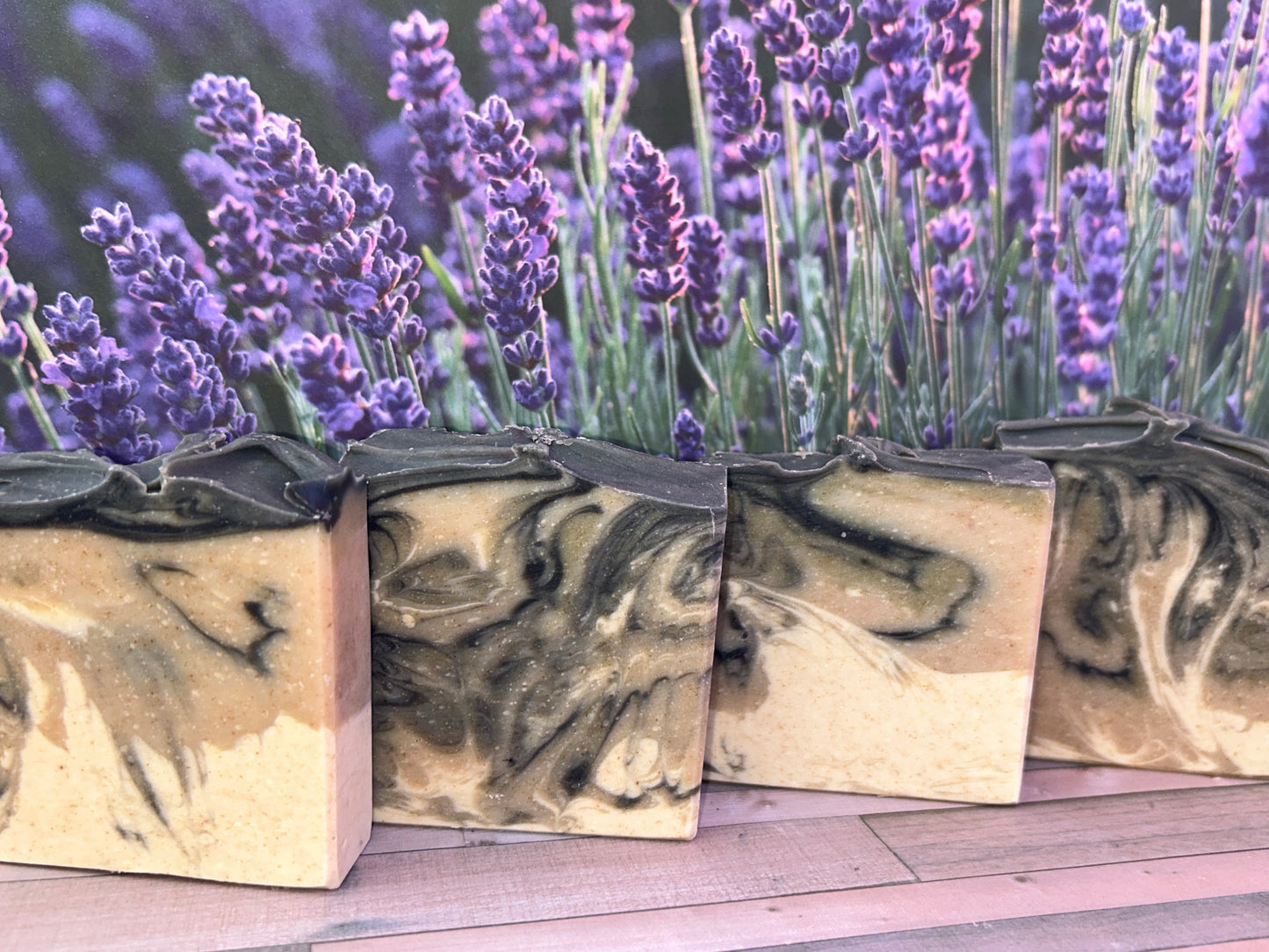 Stormy Shores Goat Soap, Herbaceous Touch of Floral, Grit~Fine “Natural Fragrance Oil”