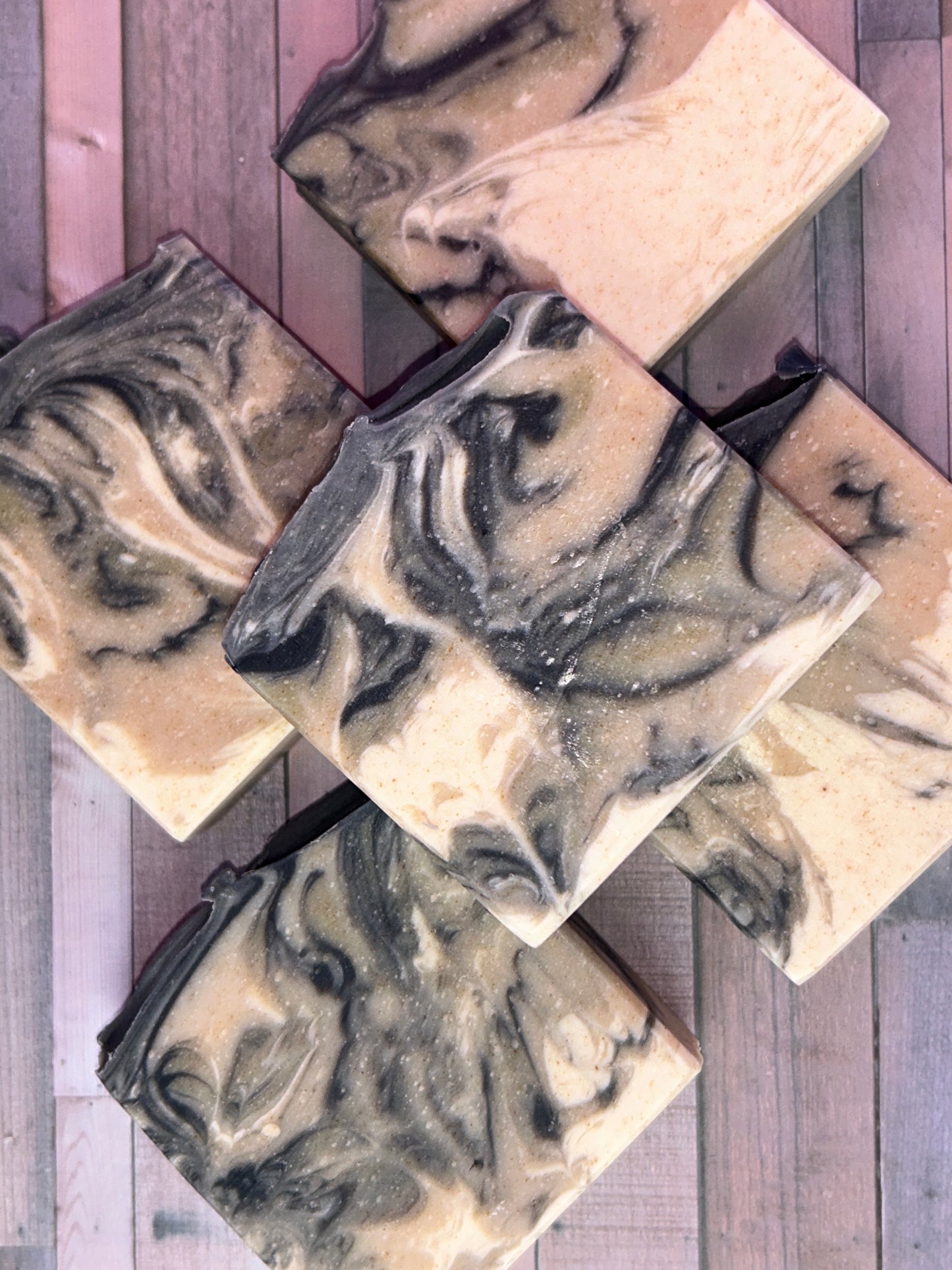 Stormy Shores Goat Soap, Herbaceous Touch of Floral, Grit~Fine “Natural Fragrance Oil”