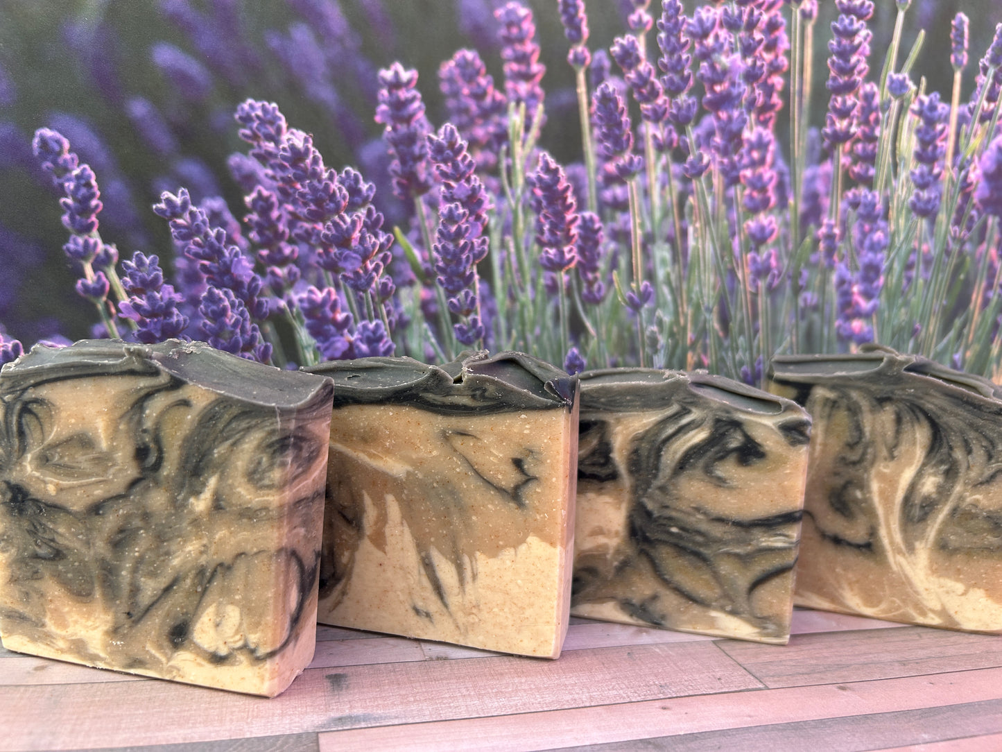 Stormy Shores Goat Soap, Herbaceous Touch of Floral, Grit~Fine “Natural Fragrance Oil”