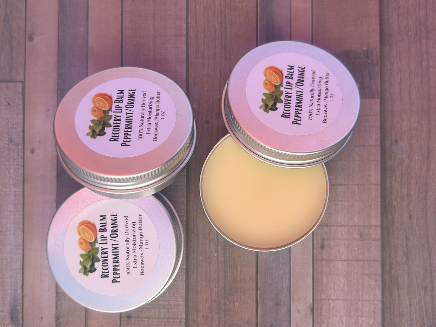 Peppermint Orange Recovery Lip Balm