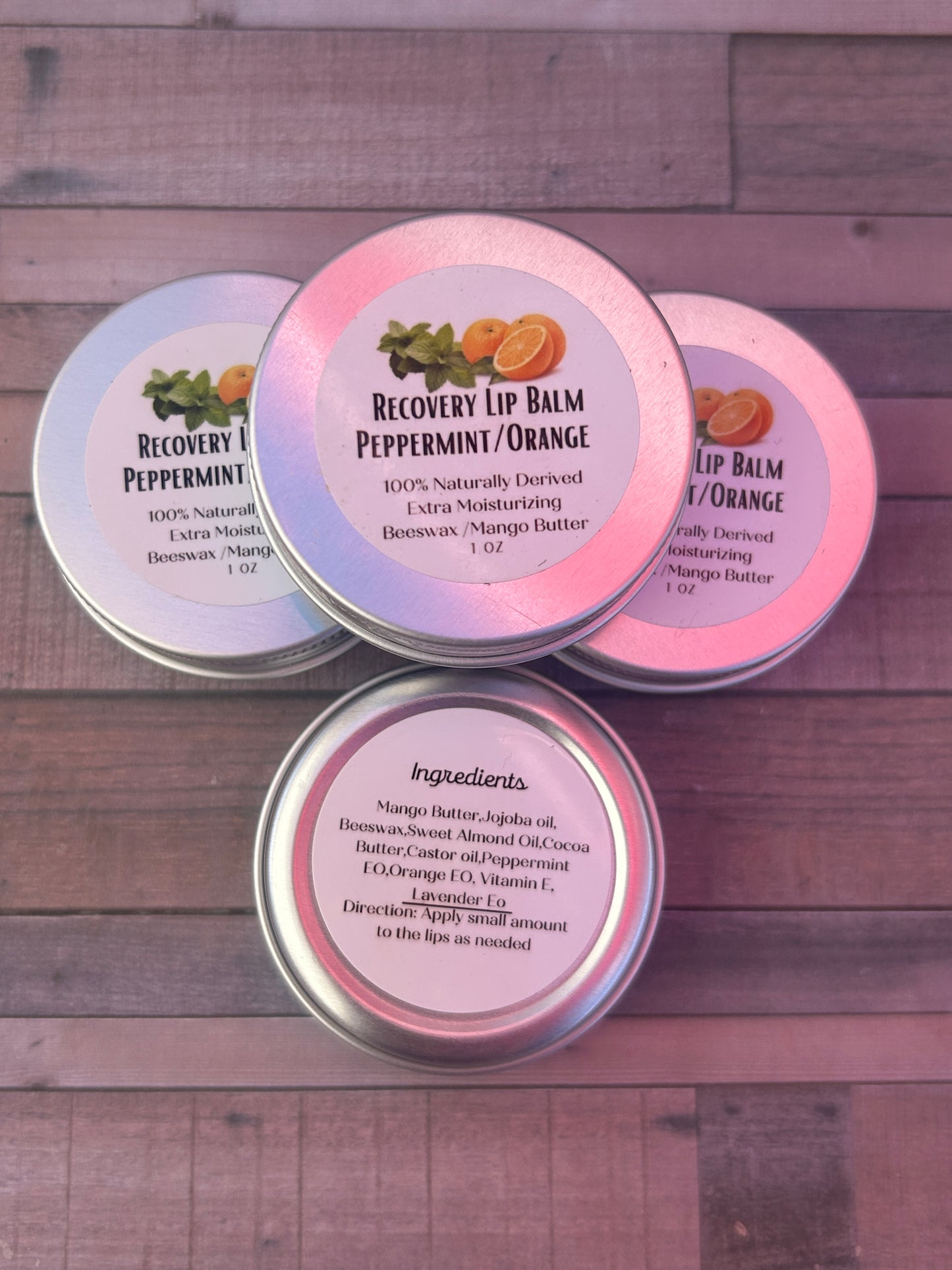 Peppermint Orange Recovery Lip Balm