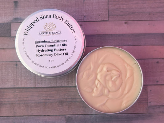Whipped Shea Body Butter -Bug Deterrent Essential Oils!