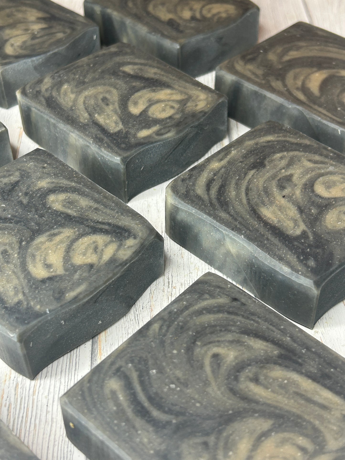 Bourbon Oak F/O Goat Body Soap 5oz, sweet smoky, Grit: Fine