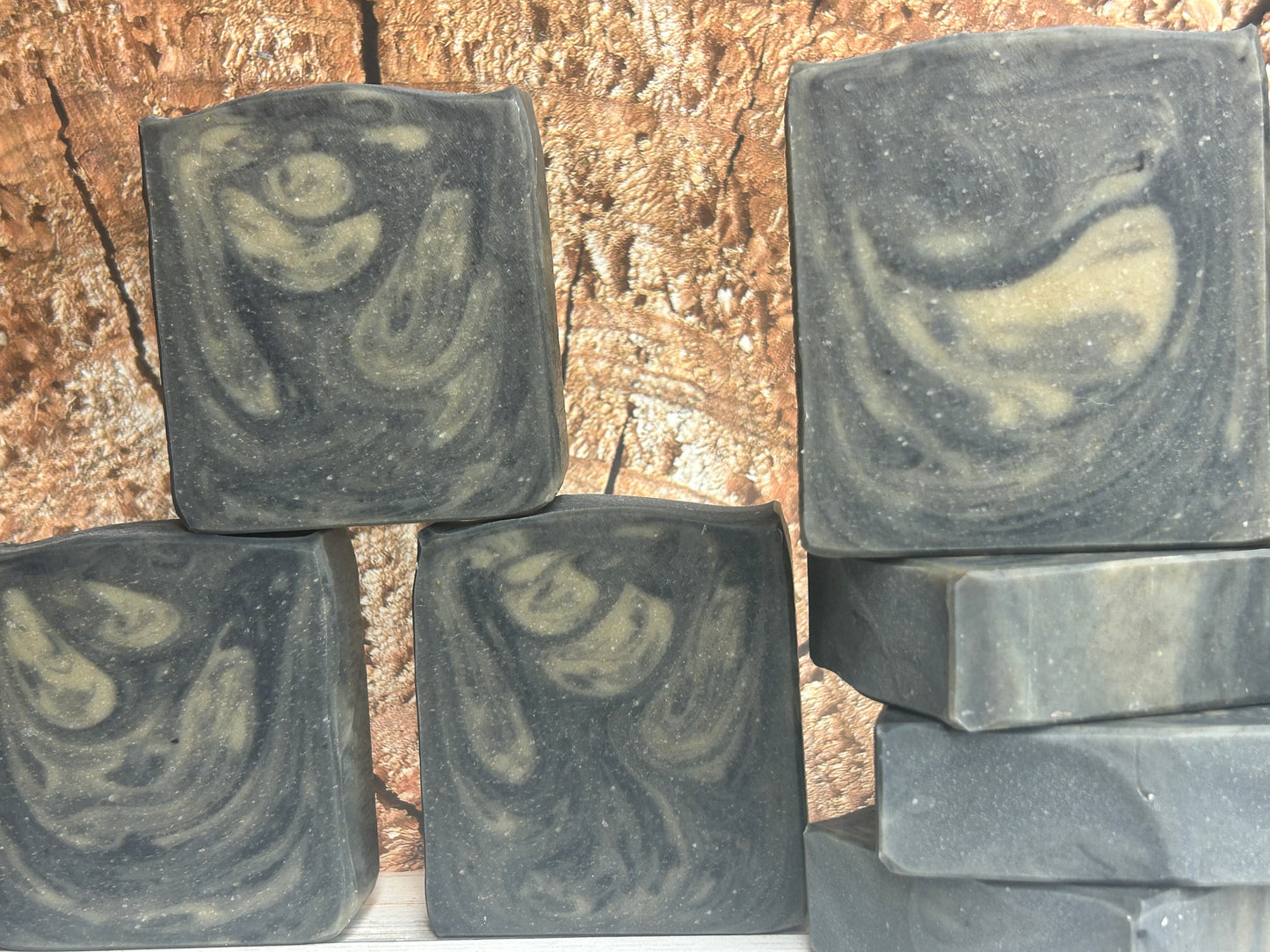 Bourbon Oak F/O Goat Body Soap 5oz, sweet smoky, Grit: Fine
