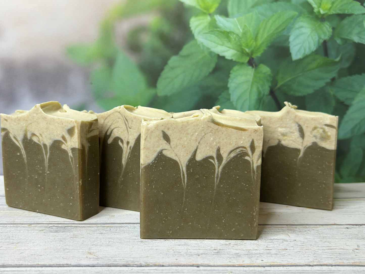 Minty Madness Goat Body Soap 5 oz, Fresh-Minty, Grit: Fine