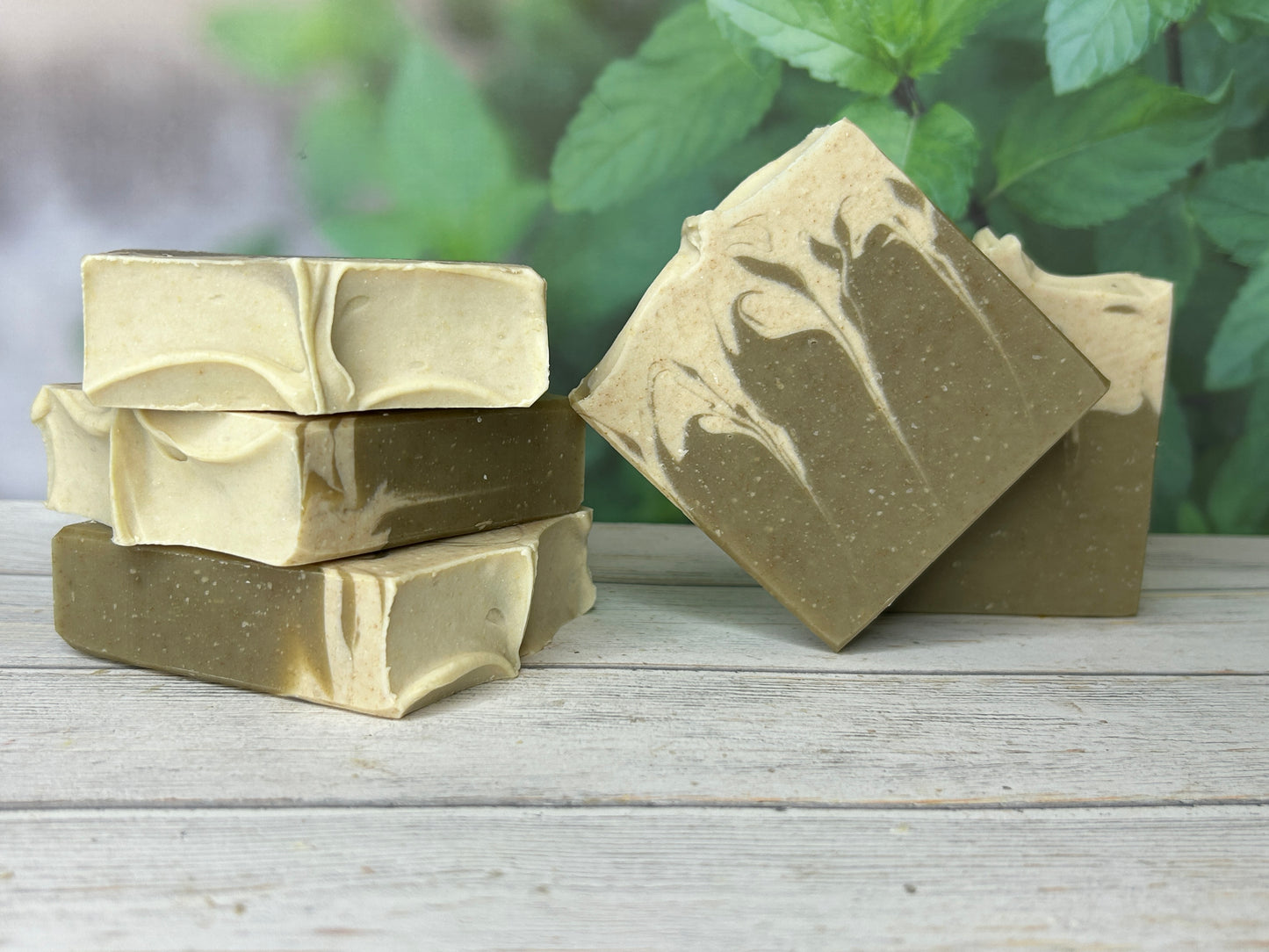Minty Madness Goat Body Soap 5 oz, Fresh-Minty, Grit: Fine