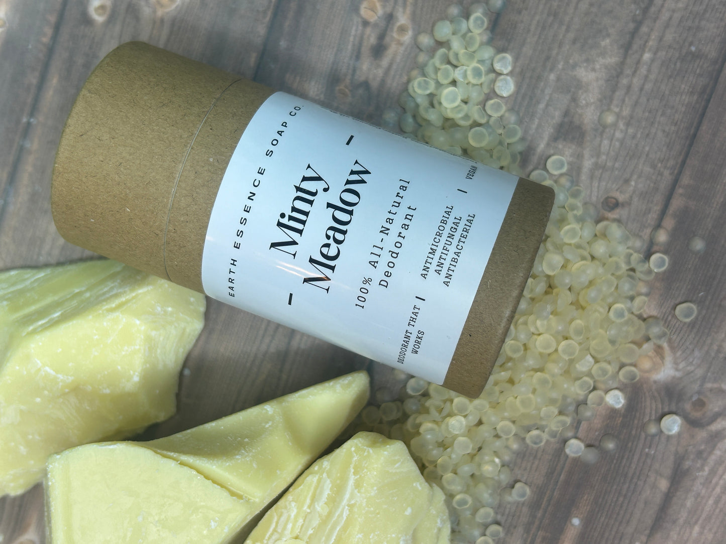 Natural Solid Deodorant, That Works! 3 oz Push Top- Nettle Leaf Infused-Won't Stain-"Sensitive Skin Approved"