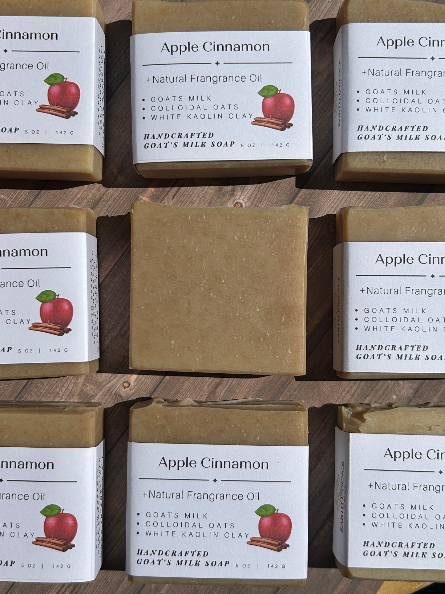 Seasonal Apple Cinnamon Goat Soap "Natural Fragrance Oil"