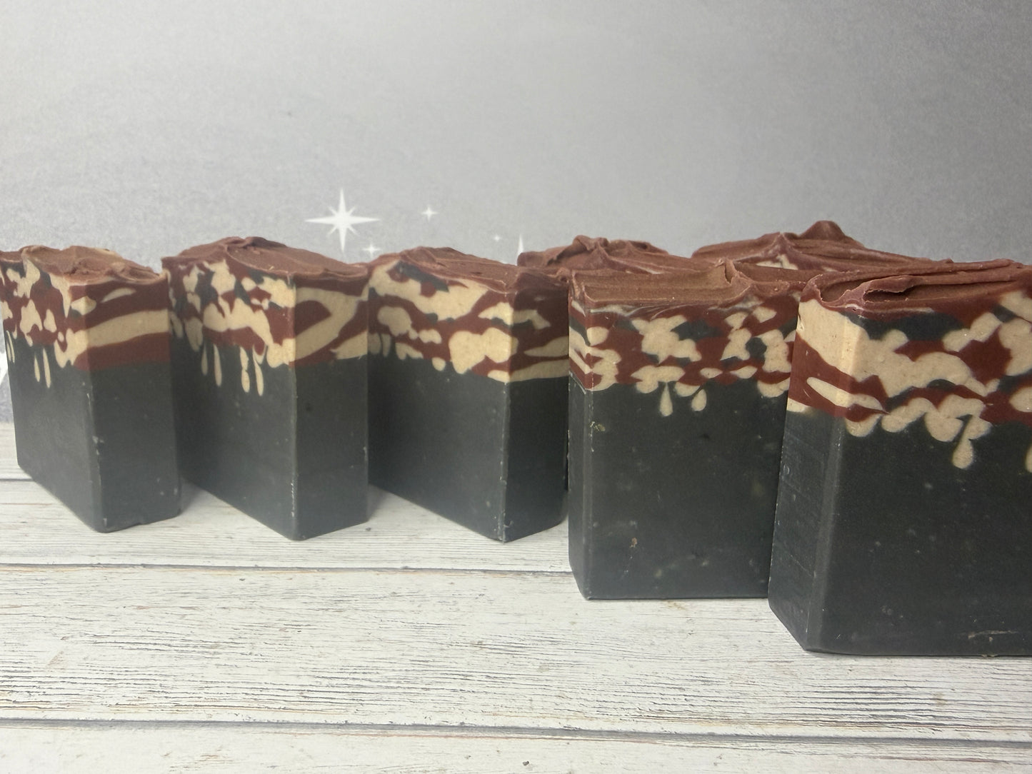Midnight Amber Goat Soap 5oz F/O, Sandalwood & Fruity Floral, Grit: Fine