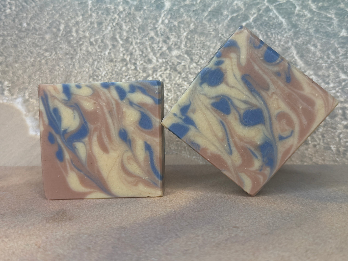 Whimsical Waves Vegan Bar Soap 5oz, Fresh-Uplifting-Citrus, Grit: Fine