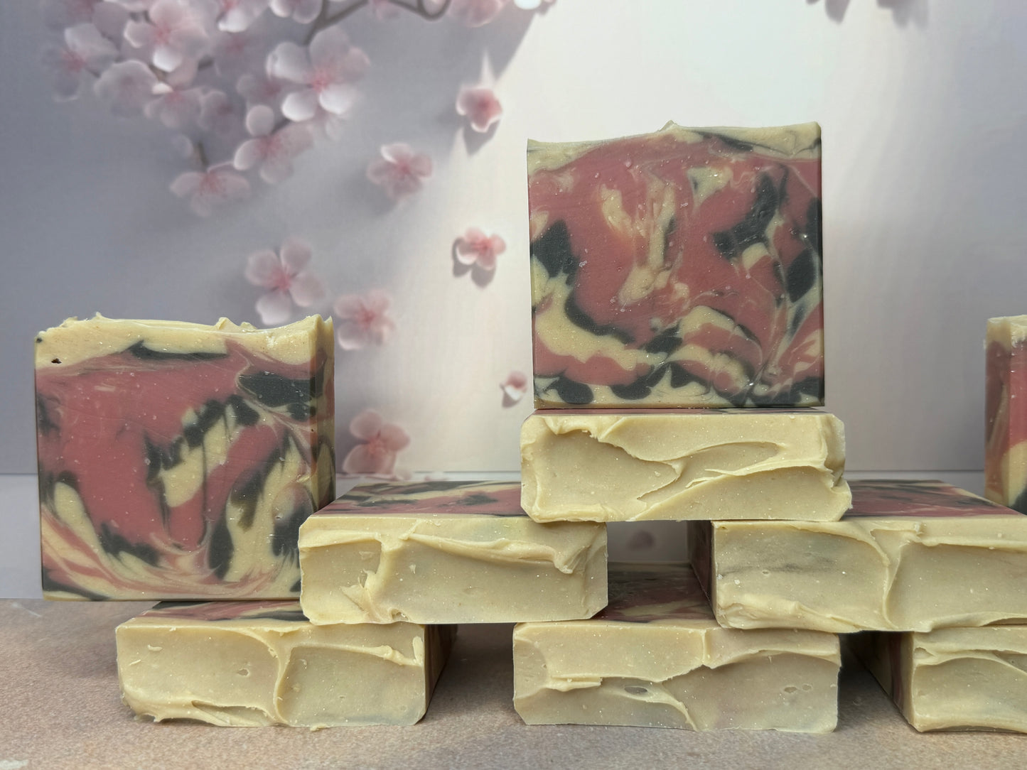 Sakura Silk Goats Milk Soap Natural Fragrance Oil, Rose-Jasmine-Sandalwood, Grit: Fine