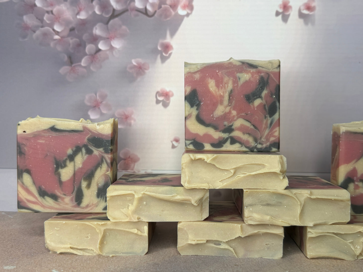 Sakura Silk Goats Milk Soap Natural Fragrance Oil, Rose-Jasmine-Sandalwood, Grit: Fine