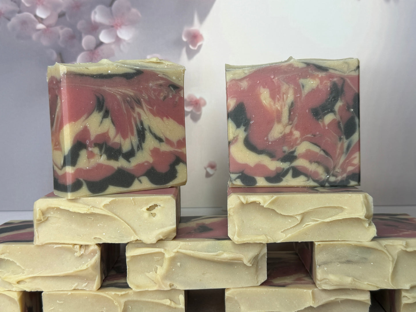 Sakura Silk Goats Milk Soap Natural Fragrance Oil, Rose-Jasmine-Sandalwood, Grit: Fine