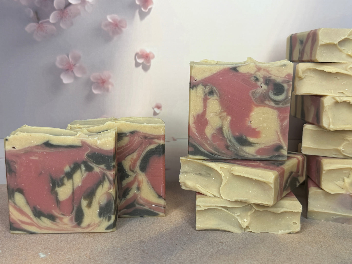 Sakura Silk Goats Milk Soap Natural Fragrance Oil, Rose-Jasmine-Sandalwood, Grit: Fine