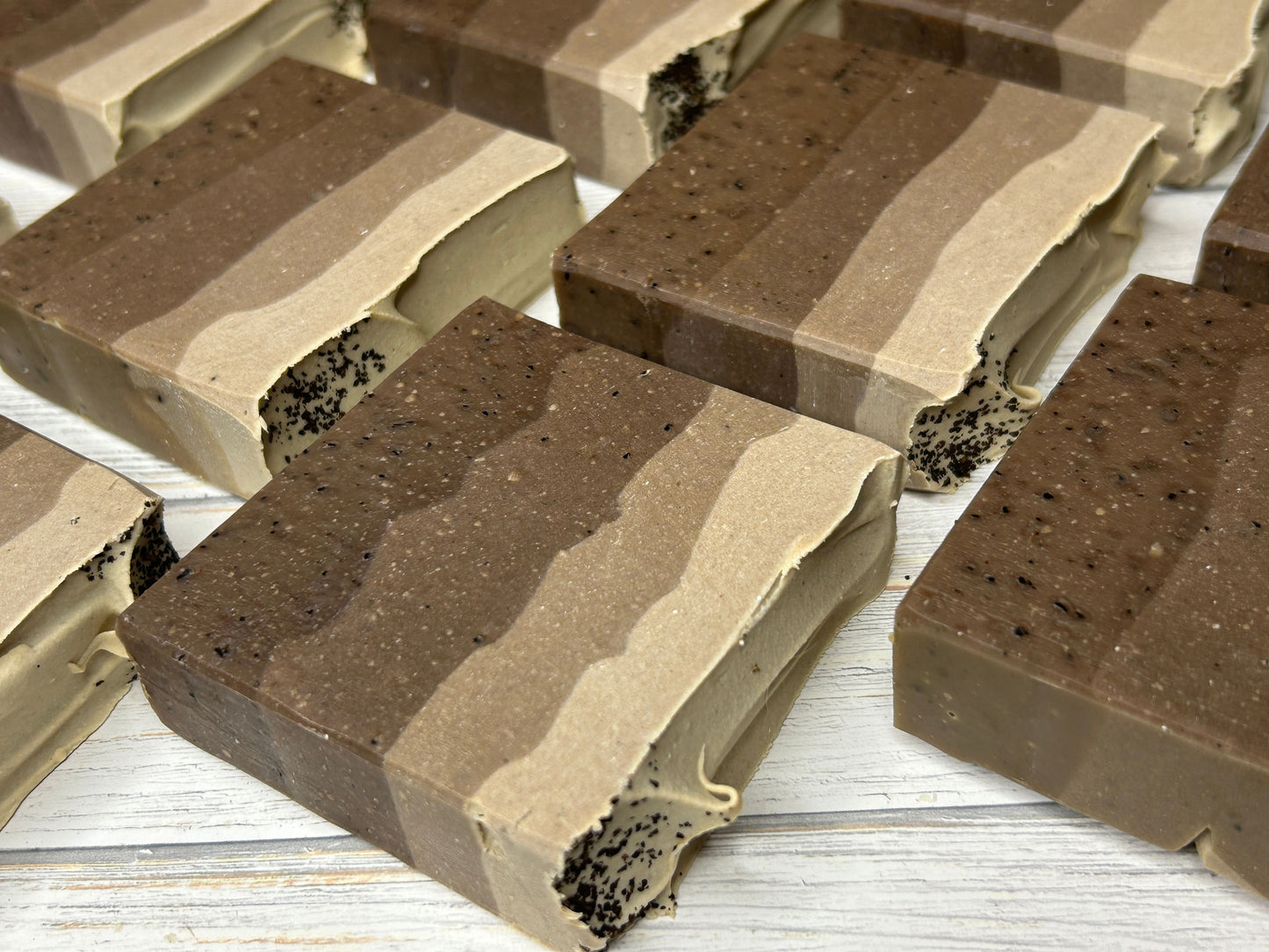 Cocoa Latte Body Scrub Soap 5oz, Coffee-Chocolatey, Grit: Course