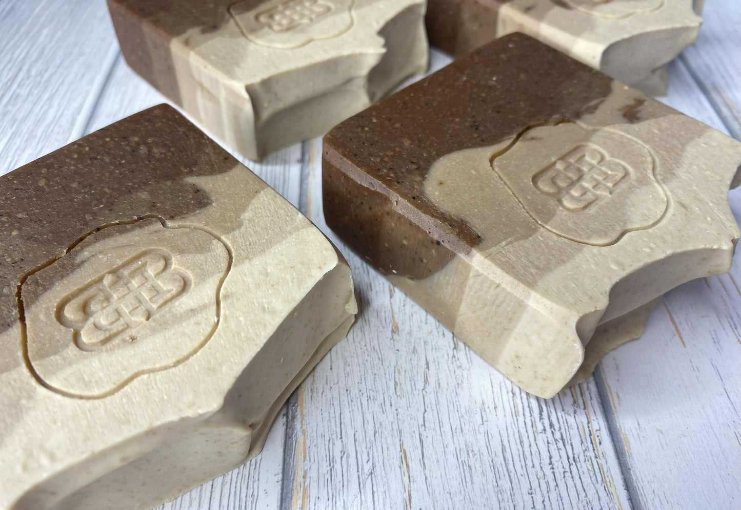 Cocoa Latte Body Scrub Soap 5oz, Coffee-Chocolatey, Grit: Course