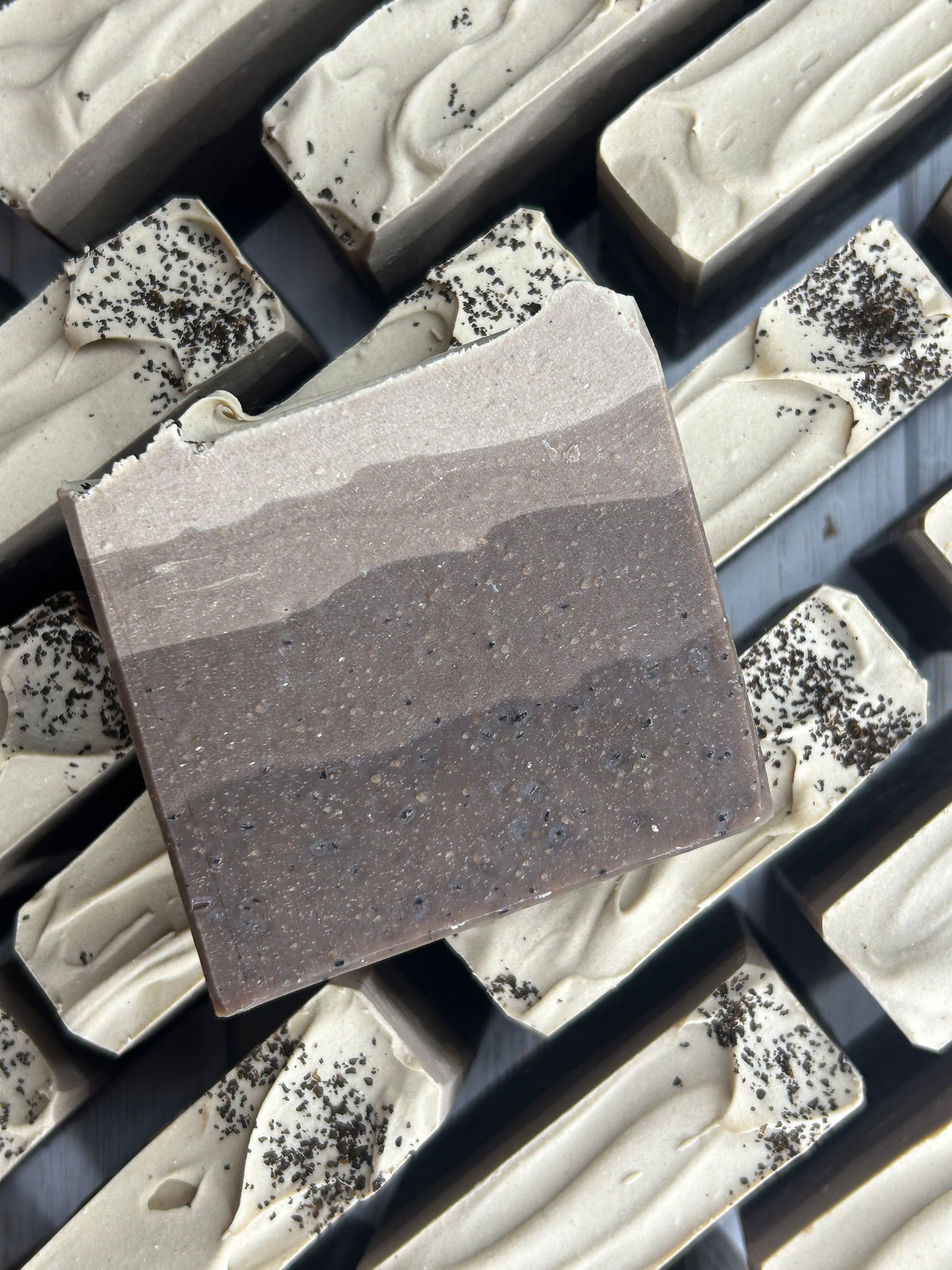 Cocoa Latte Body Scrub Soap 5oz, Coffee-Chocolatey, Grit: Course