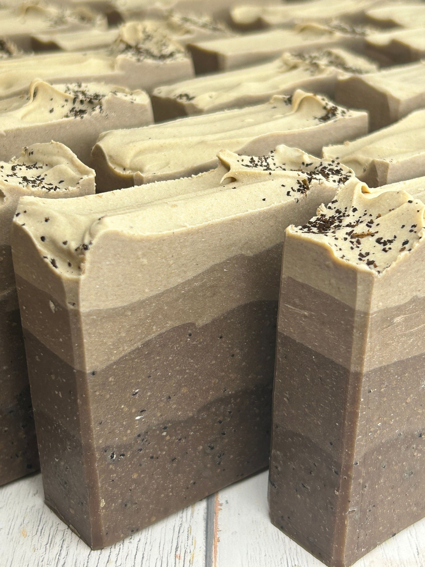 Cocoa Latte Body Scrub Soap 5oz, Coffee-Chocolatey, Grit: Course