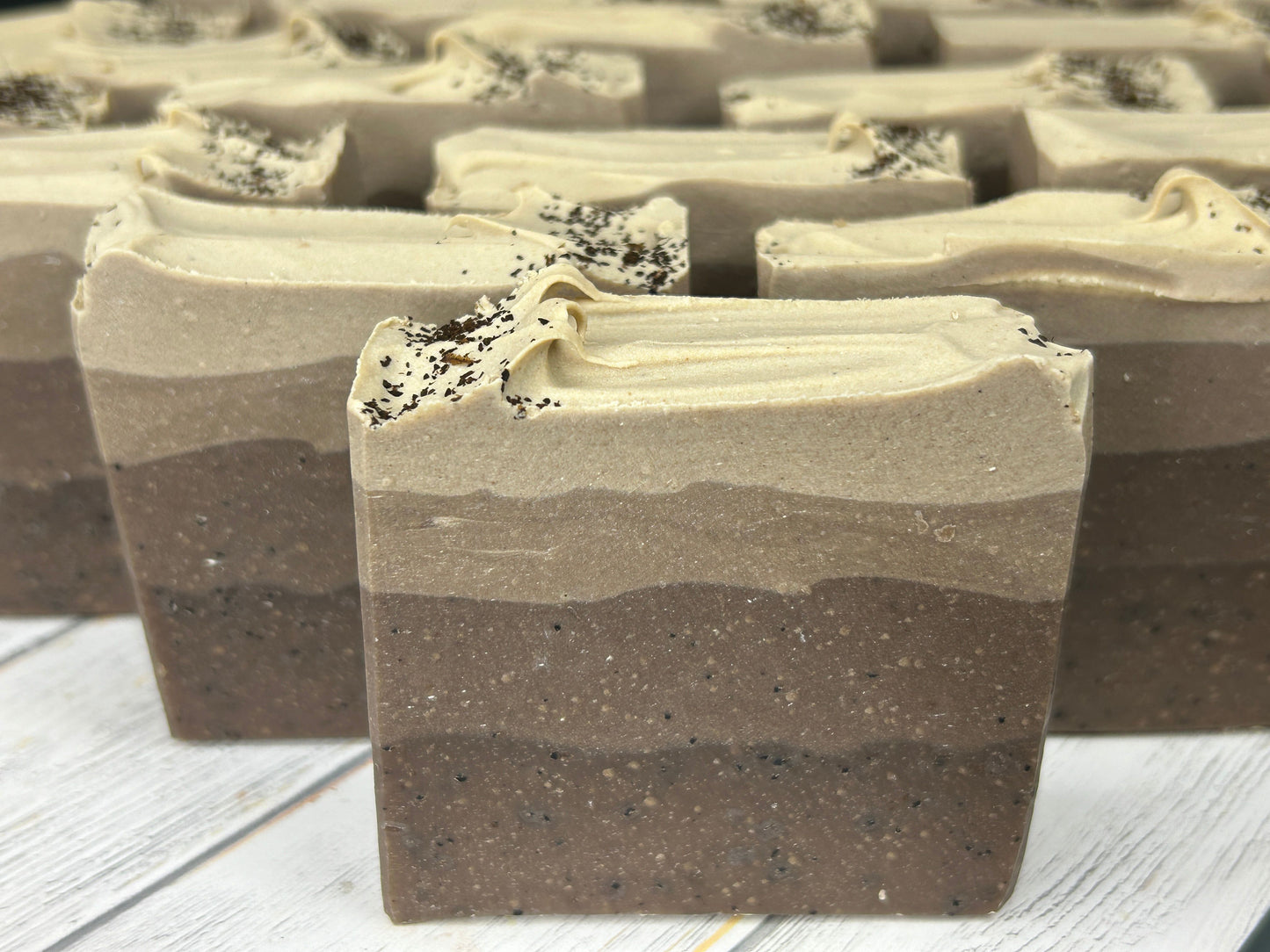 Cocoa Latte Body Scrub Soap 5oz, Coffee-Chocolatey, Grit: Course