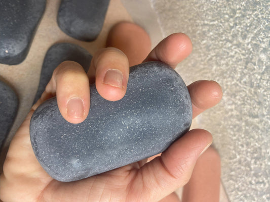 Pumice Salt Foot Scrub – Coarse Exfoliating Bar with Himalayan Salt & Clay