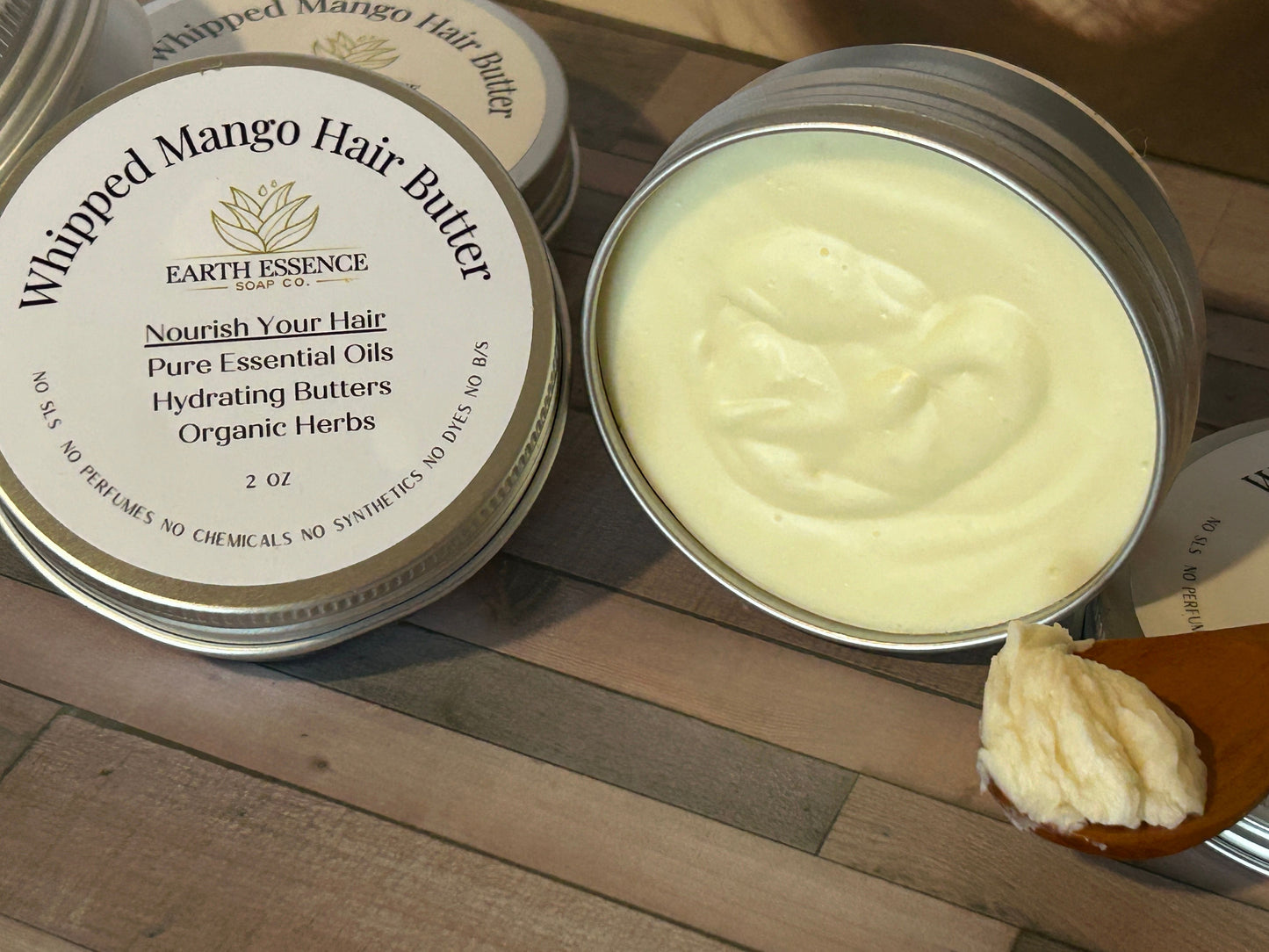Whipped Mango Hair Butter Men/Women, Dry Damaged -Frizz-ease, Great For Curls!