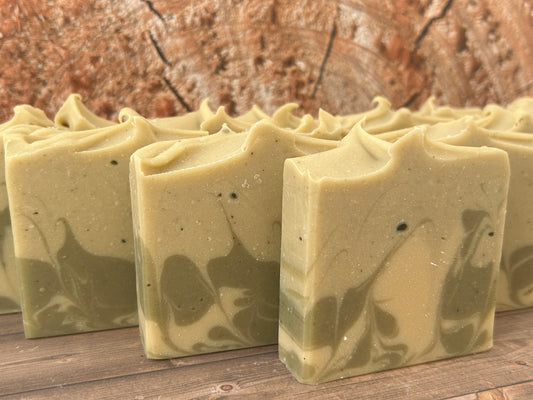 Fresh Forest 5oz Body Soap, Earthy-Woody-Herbaceous, Grit-Fine