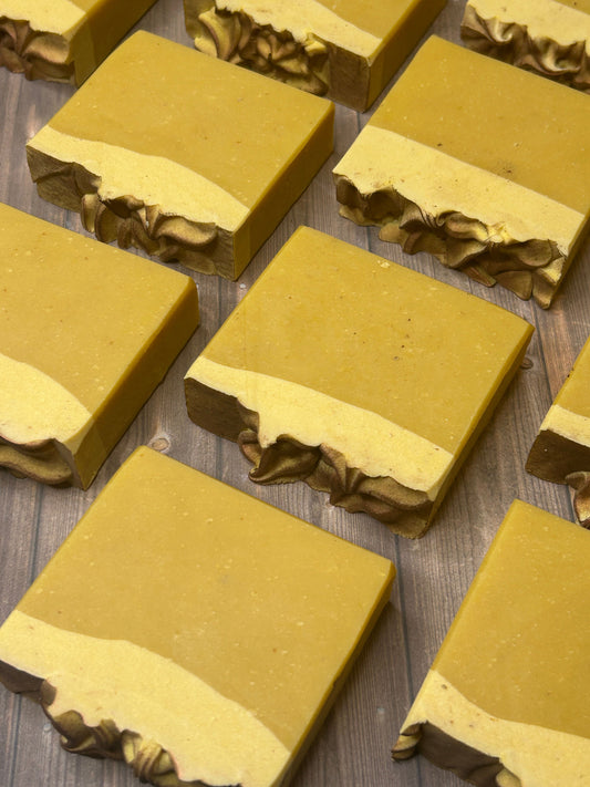 Spiced Pumpkin Pie Body Soap 5oz, Sweet Spice, Grit: Fine