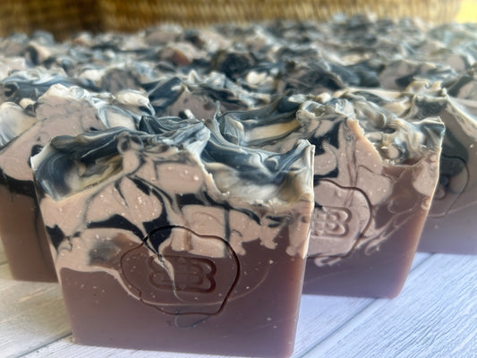 Purple Passion Body Soap 5oz, Punch of Citrus, Grit: Fine, Alkanet Infused, Mango Butter