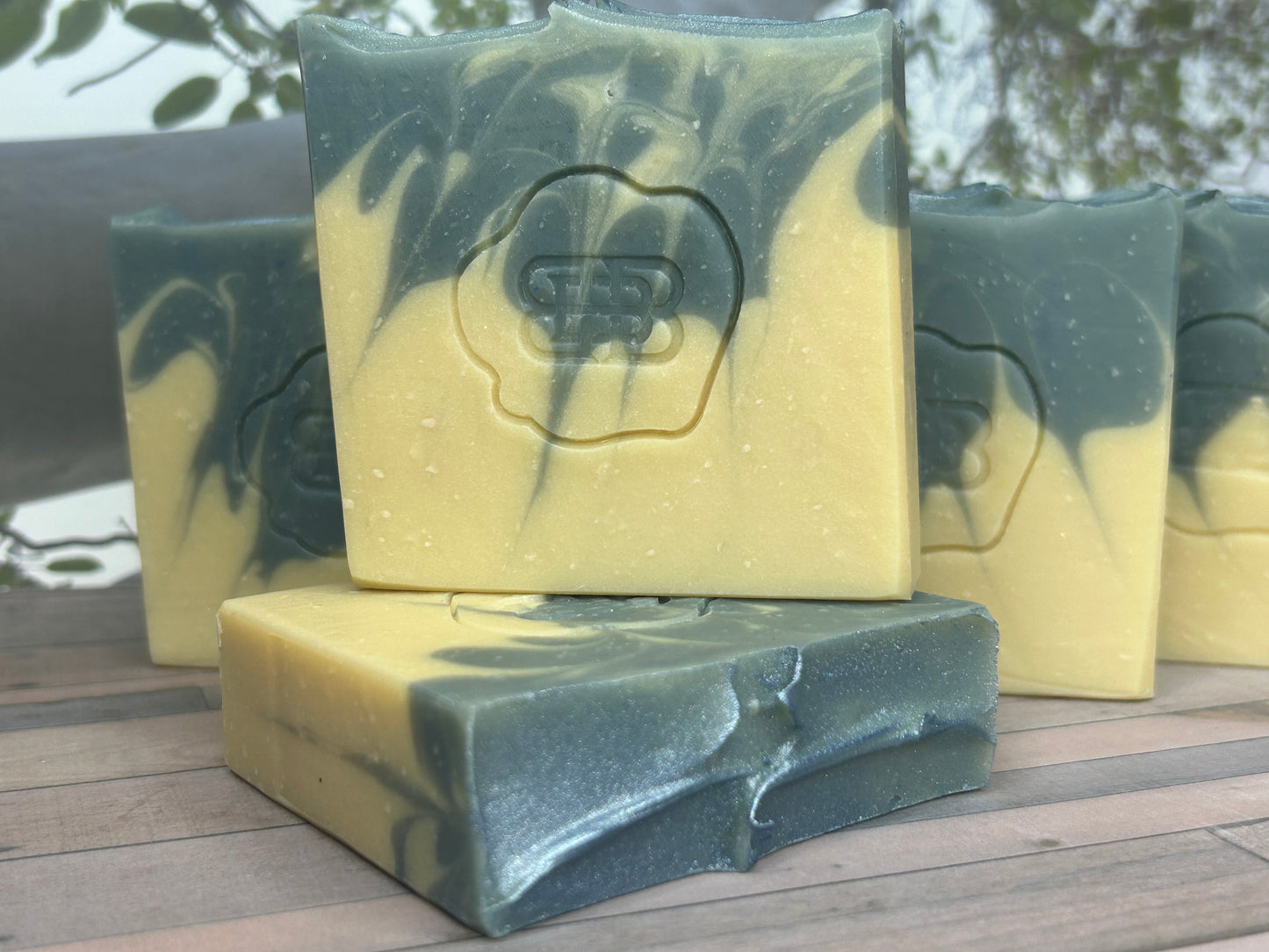 Tropical Wind Body Soap 5oz, Herbaceous Citrus Clean Scent, Grit; Fine